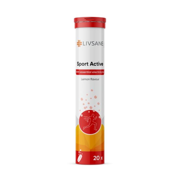 LIVSANE Sport Active šķīstošās tabletes N20