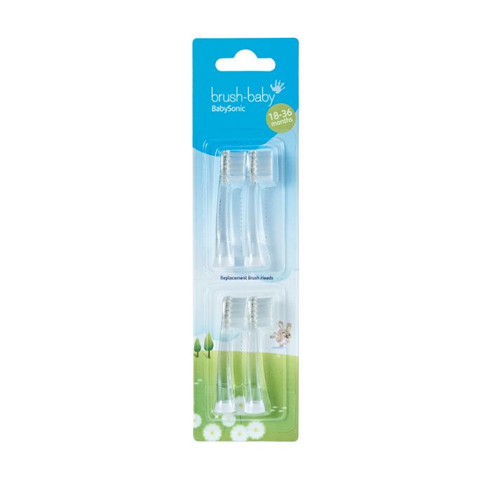 BRUSH-BABY BabySonic maiņas birstītes 18-36 mēn. N4