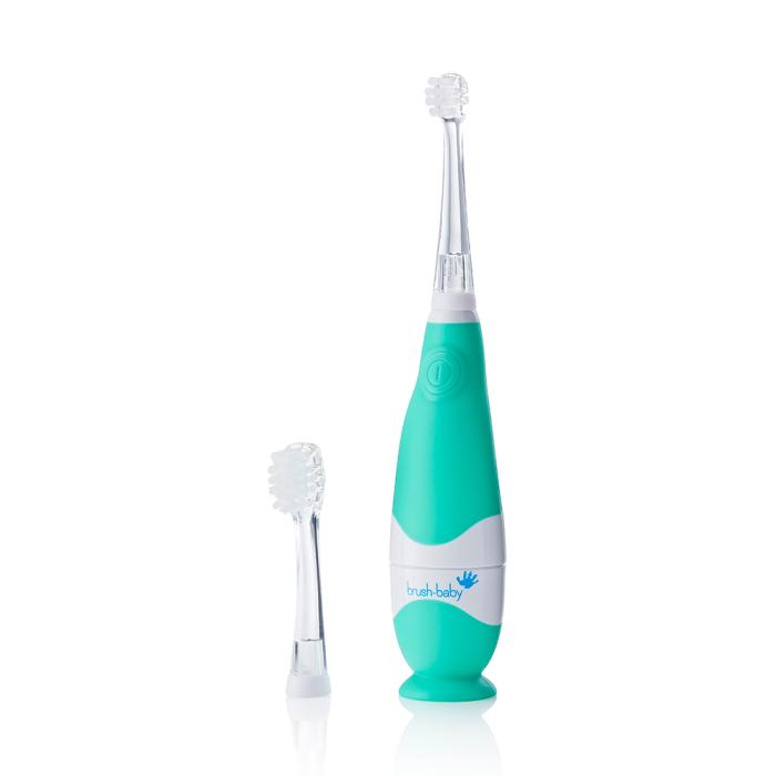 BRUSH-BABY Babysonic soniskā zobu birste, 0-3 gadi ZAĻA