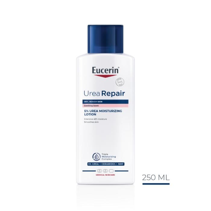 EUCERIN UreaRepair Plus 5% ķermeņa losjons ar nomierinošu aromātu 250 ml