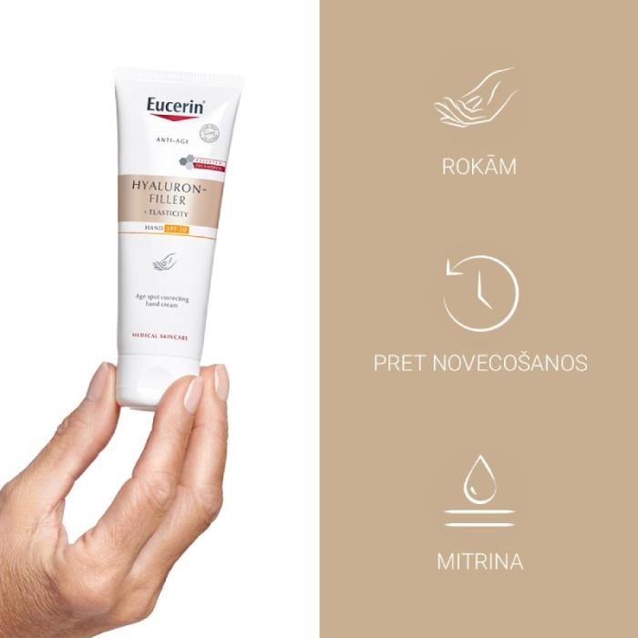 EUCERIN Hyaluron-Filler + Elasticity SPF30 roku krēms 75 ml