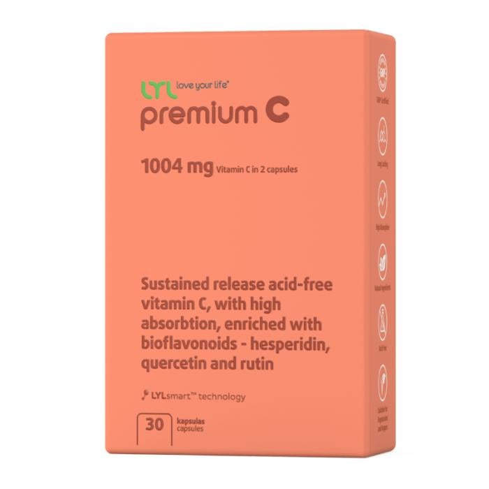 LYL premium C, kapsulas, N30