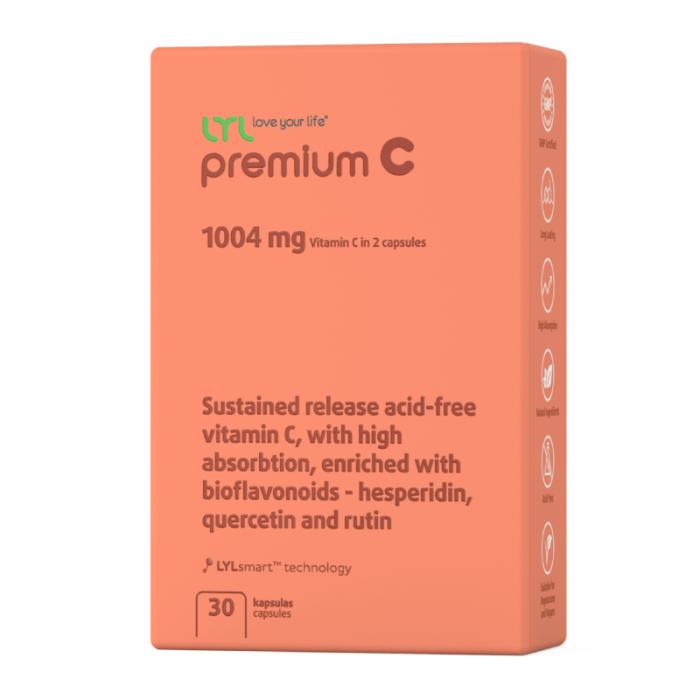 LYL premium C, kapsulas, N30