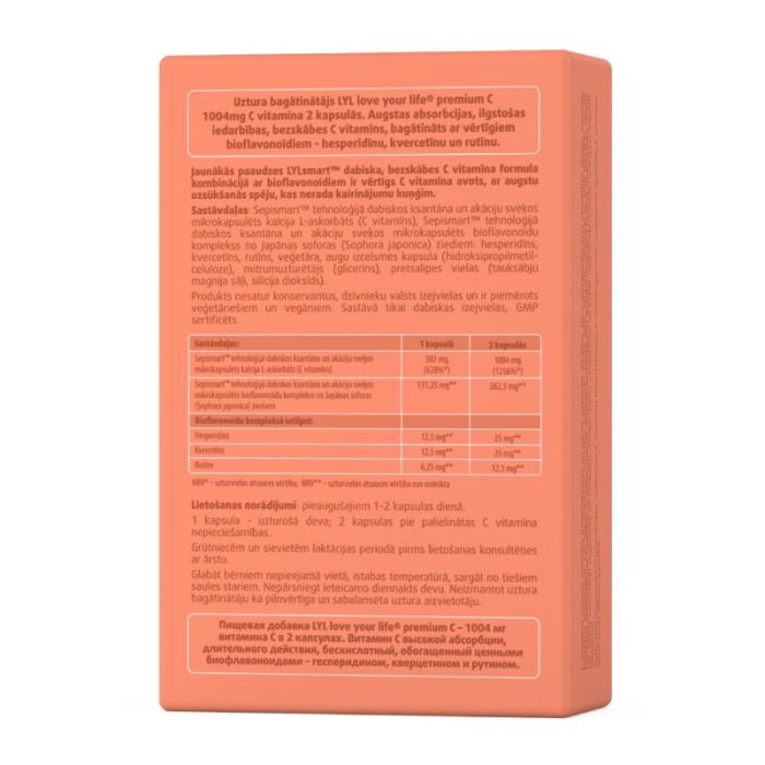 LYL premium C, kapsulas, N30