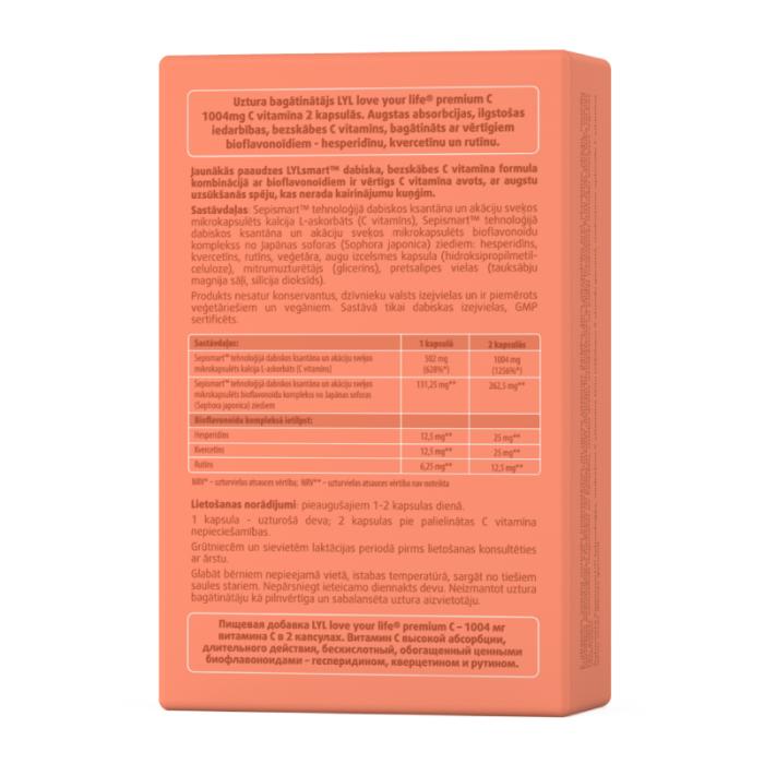 LYL premium C, kapsulas, N30