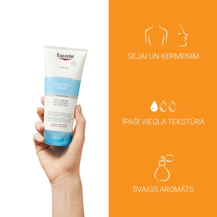 EUCERIN After Sun Sensitive Relief gelkrēms pēc sauļošanās 200 ml