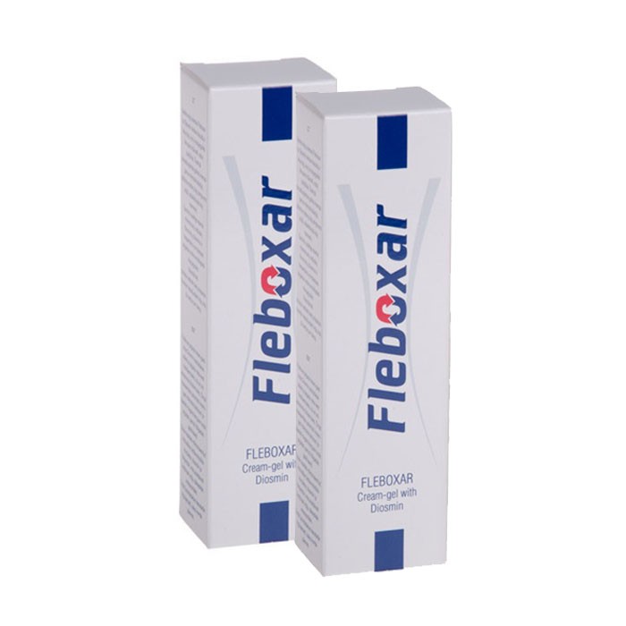 FLEBOXAR krēms gels ar diosmīnu ķermenim 1+1 komplekts