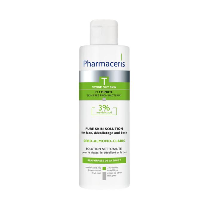 PHARMACERIS T Sebo-Almond-Claris 3% attīrošs šķīdums 190 ml