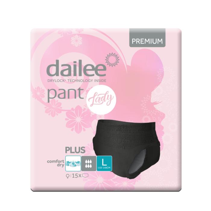 DAILEE Pant Premium Plus Lady higiēniskās biksītes melnas L (110-140 cm) N15