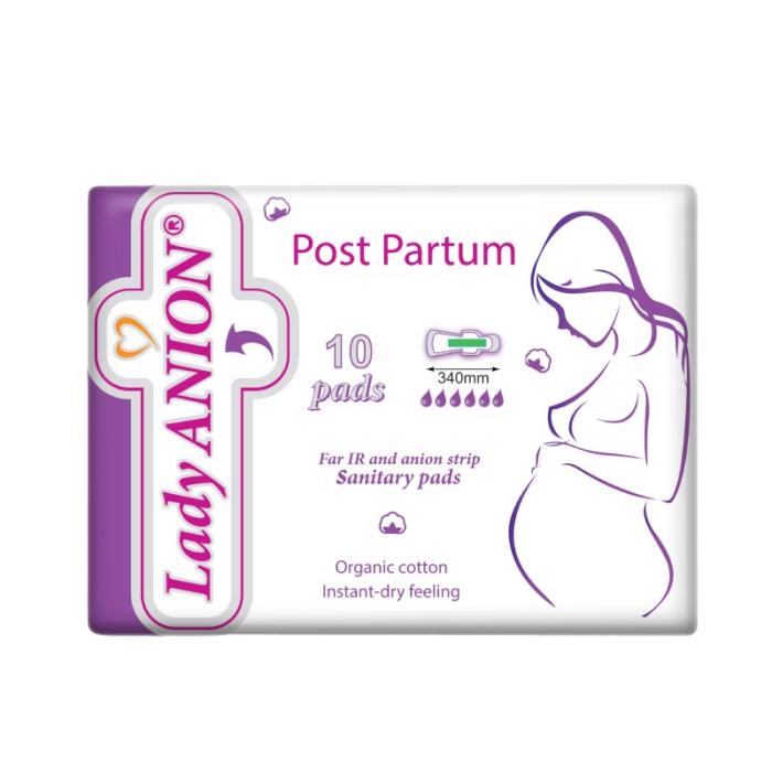 LADY ANION Post Partum pēcdzemdību higiēniskās paketes N10