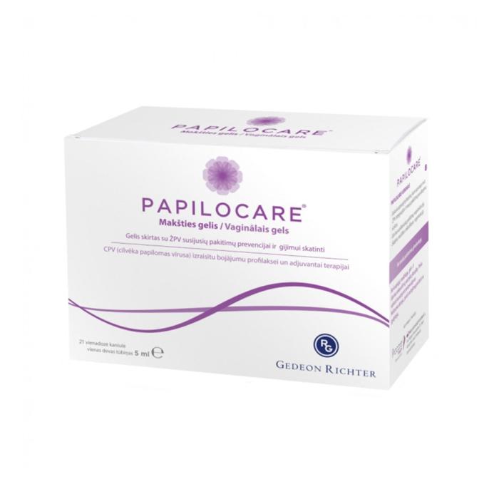 PAPILOCARE vagināls gels 5 ml N21