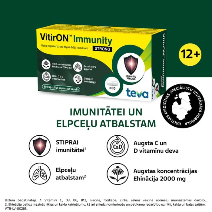VITIRON Immunity Strong kapsulas N30