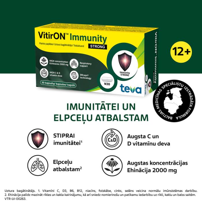 VITIRON Immunity Strong kapsulas N30