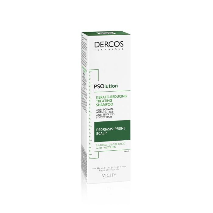 VICHY Dercos Psolution keratozi mazinošs šampūns 200 ml