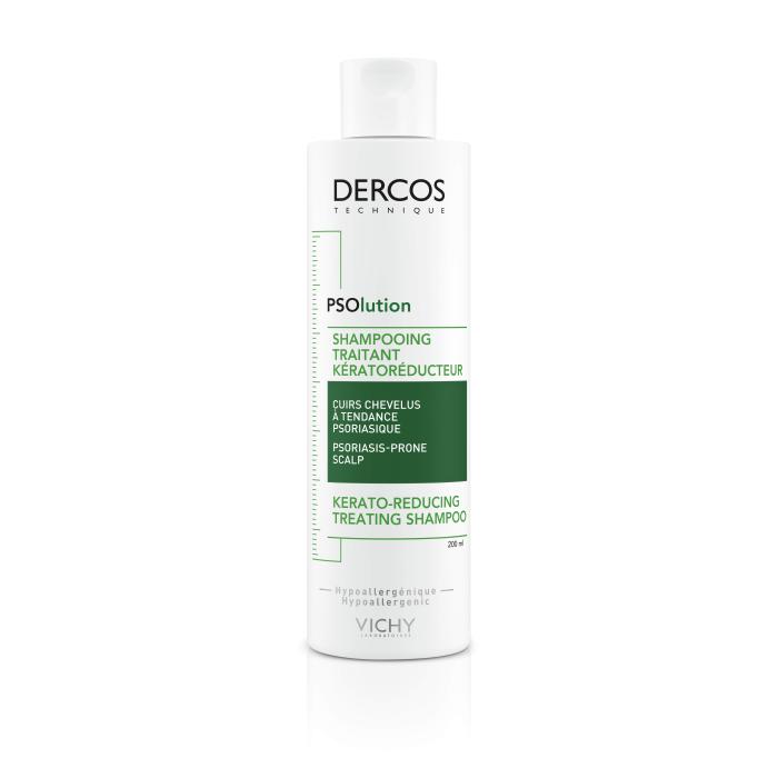 VICHY Dercos Psolution keratozi mazinošs šampūns 200 ml