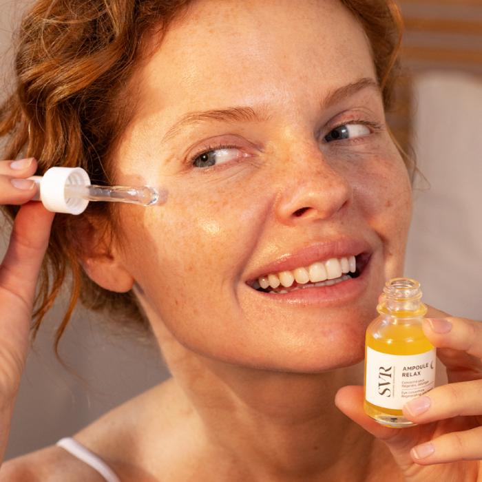 SVR Ampoule Relax nakts acu serums 15 ml