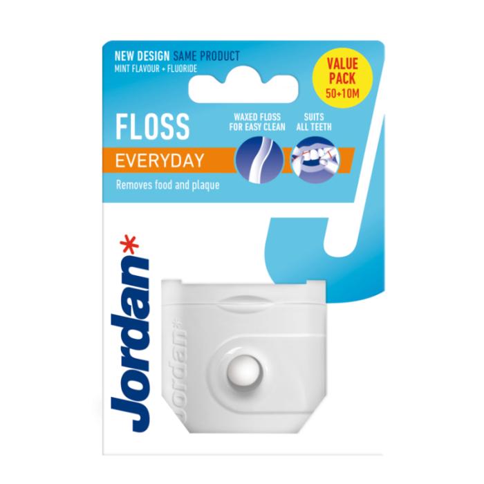 JORDAN Everyday Floss starpzobu diegs 50m+10m