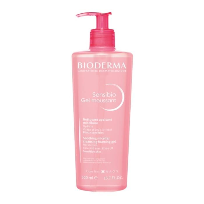 BIODERMA Sensibio attīrošs putojošs gels 500ml