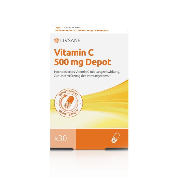 LIVSANE C vitamīns 500mg kapsulas N30