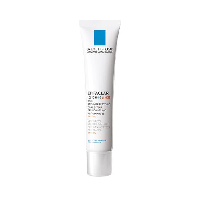 LA ROCHE-POSAY Effaclar Duo + krēms taukainai, problemātiskai ādai ar SPF30, 40ml