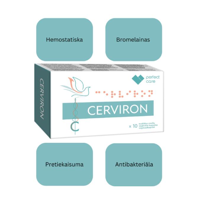 CERVIRON vaginālās kapsulas N10