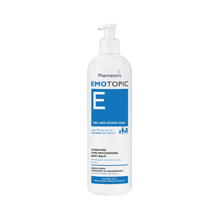 PHARMACERIS Emotopic mitrinošs ķermeņa balzams 400 ml