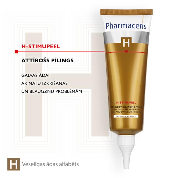 PHARMACERIS H-Stimupeel galvas ādas pīlings 125 ml