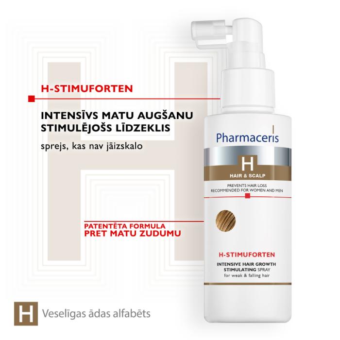 PHARMACERIS H-Stimuforten matu augšanas līdzeklis 125 ml