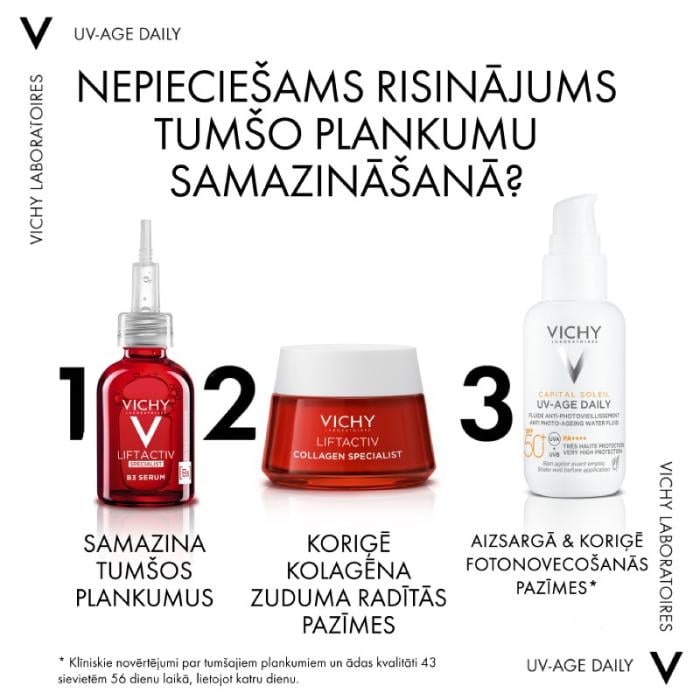 VICHY Capital Soleil SPF50+ sejas saules aizsargfluīds pret fotonovecošanos 40 ml