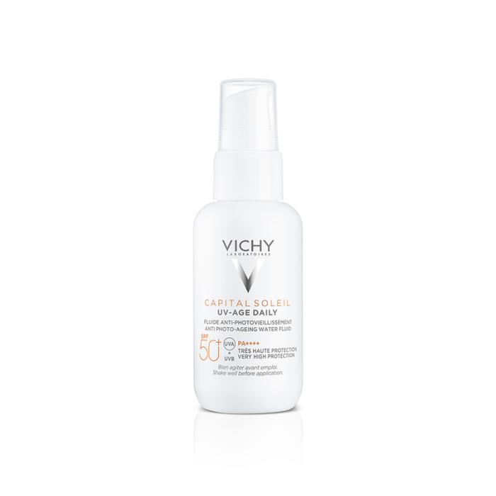 VICHY Capital Soleil SPF50+ sejas saules aizsargfluīds pret fotonovecošanos 40 ml