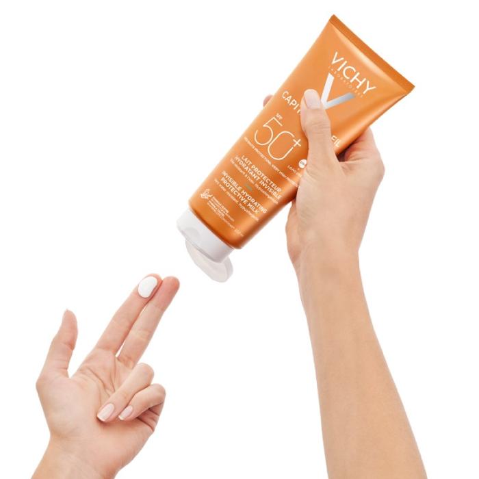 VICHY Capital Soleil Fresh  SPF50+ saules aizsargkrēms sejai un ķermenim 300 ml
