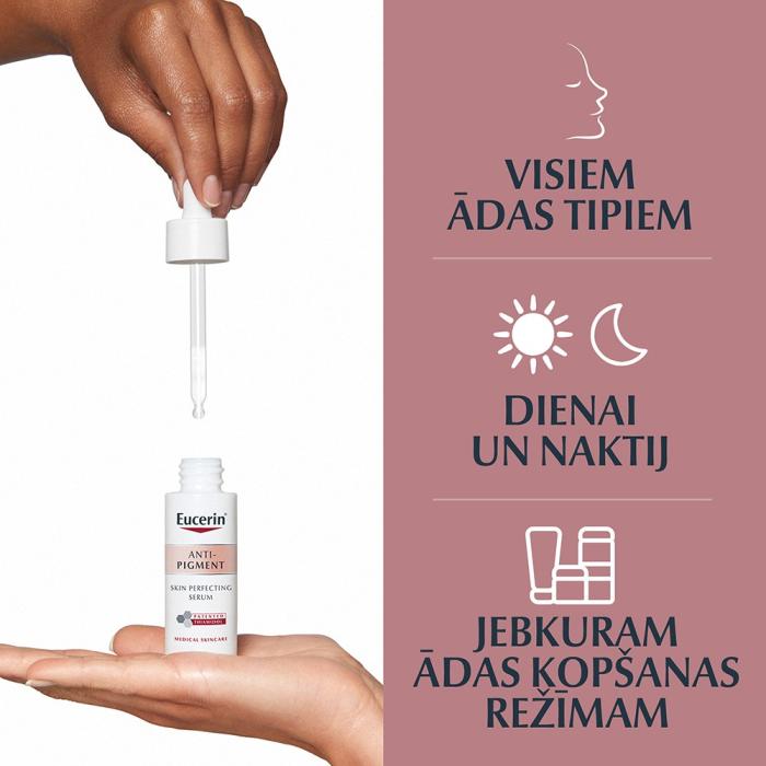 EUCERIN Anti-Pigment ādas toni izlīdzinošs, pilnveidojošs serums 30 ml