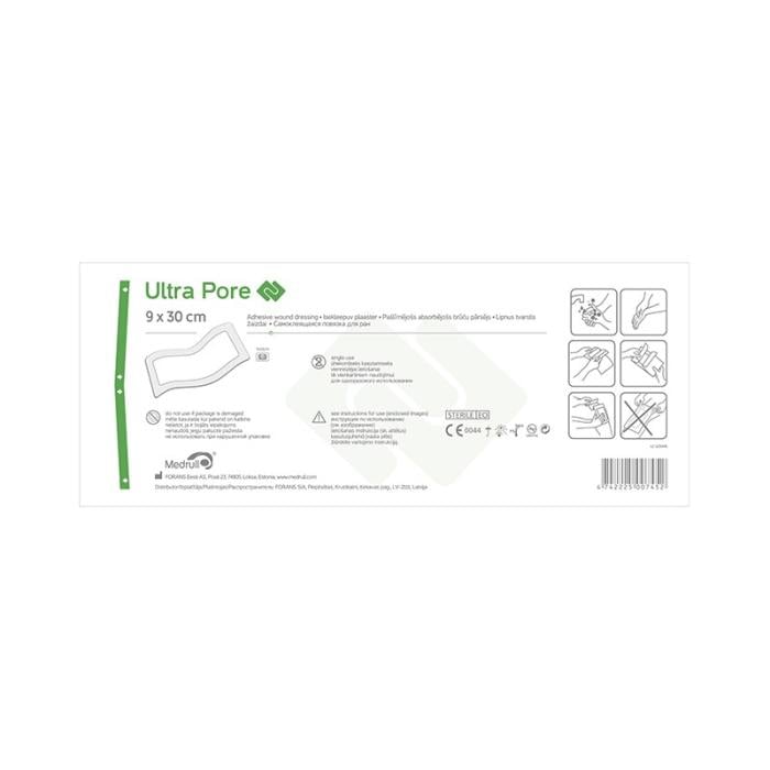 MEDRULL Ultra Pore pašl.abs.ster. pārsējs 9x30cm N1