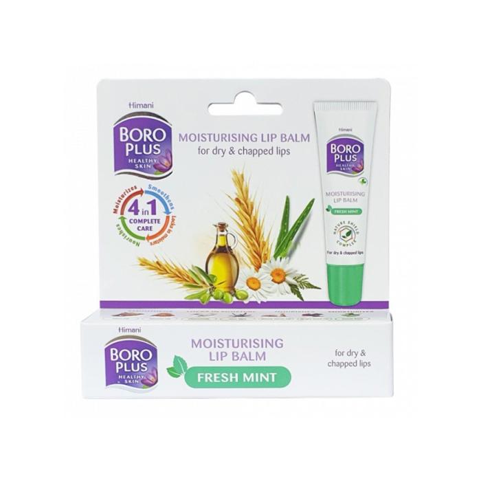 BORO PLUS lūpu balzams piparmētra 10 ml