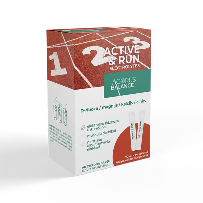 ACORUS BALANCE Active & Run Electrolytes elektrolītu līdzsvaram, paciņas N14