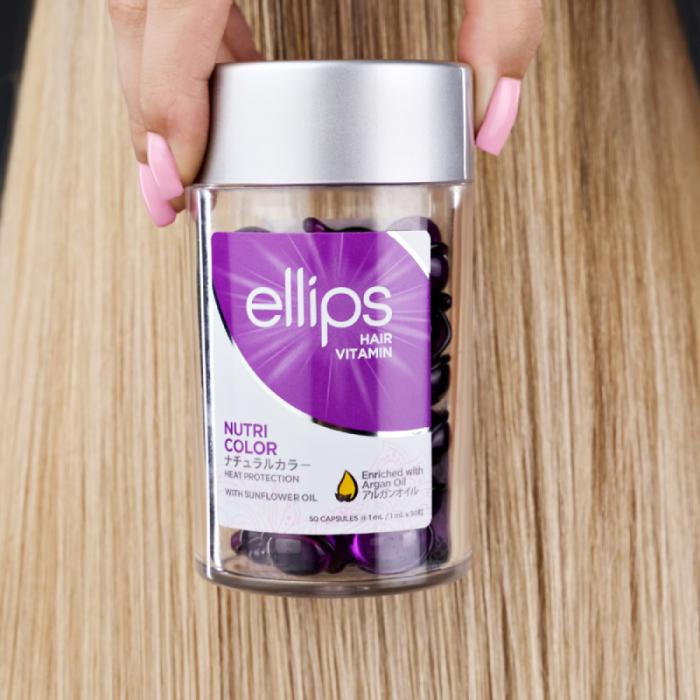 ELLIPS Nutri Color vitamīni krāsotiem matiem, kapsulas 1mlxN50