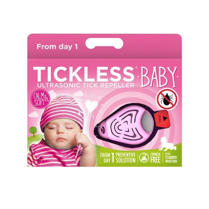 TICKLESS Baby ultraskaņas repelenta ierīce (rozā)