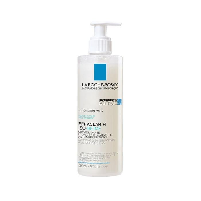 LA ROCHE-POSAY Effaclar H Iso-Biome attīrošs krēms 390 ml