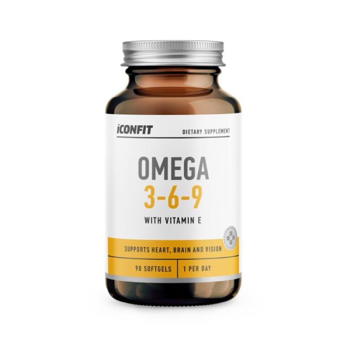 ICONFIT Omega 3-6-9 mīkstās kapsulas N90