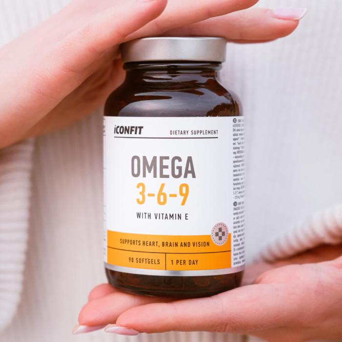 ICONFIT Omega 3-6-9 mīkstās kapsulas N90