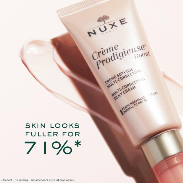NUXE  Creme Prodigieuse Boost Silky koriģējošs zīda konsistences krēms normālai un sausai ādai 40ml