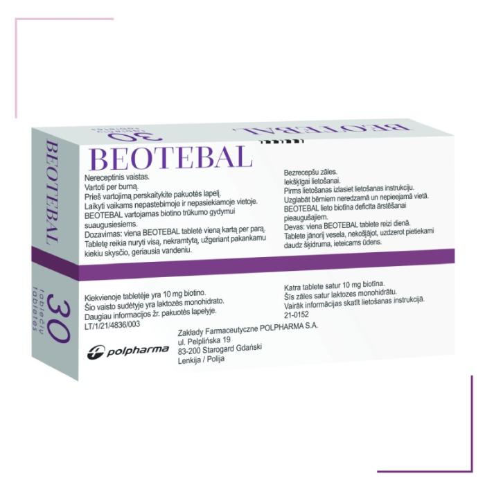 BEOTEBAL 10 mg tabletes N30