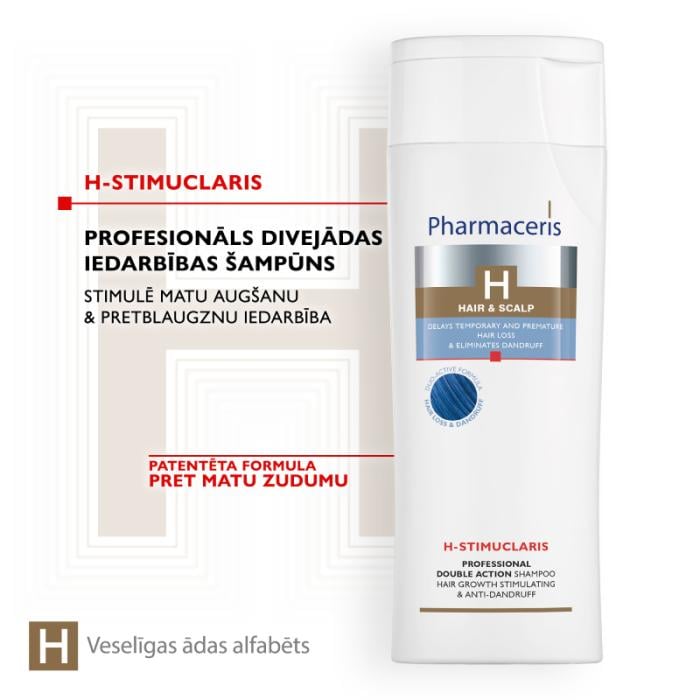 PHARMACERIS H-Stimuclaris pretblaugznu šampūns 250 ml