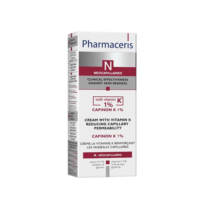 PHARMACERIS N Capinon ar K 1% vitamīna, krēms 30 ml