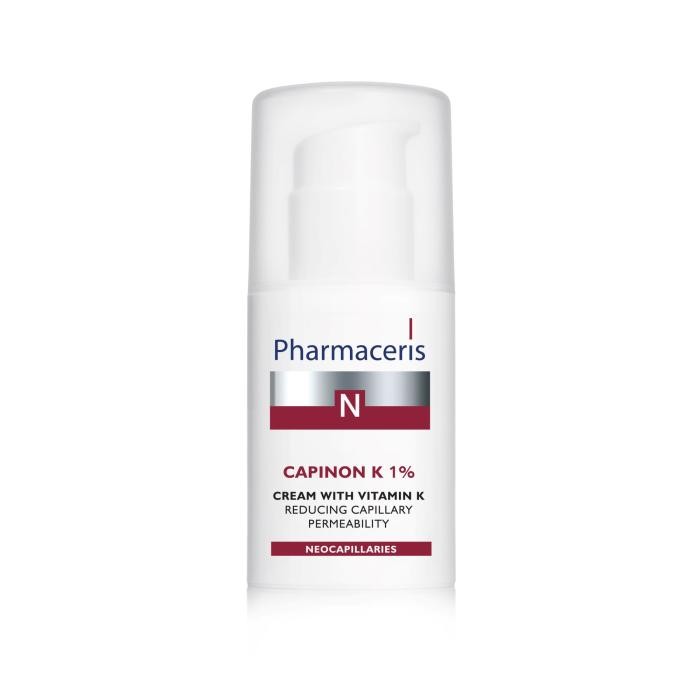 PHARMACERIS N Capinon ar K 1% vitamīna, krēms 30 ml