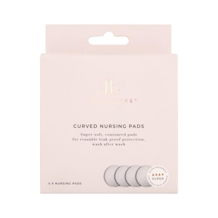 LOLA&LYKKE atkārtoti lietojamie bambusa krūšu ieliktņi (2 pāri)