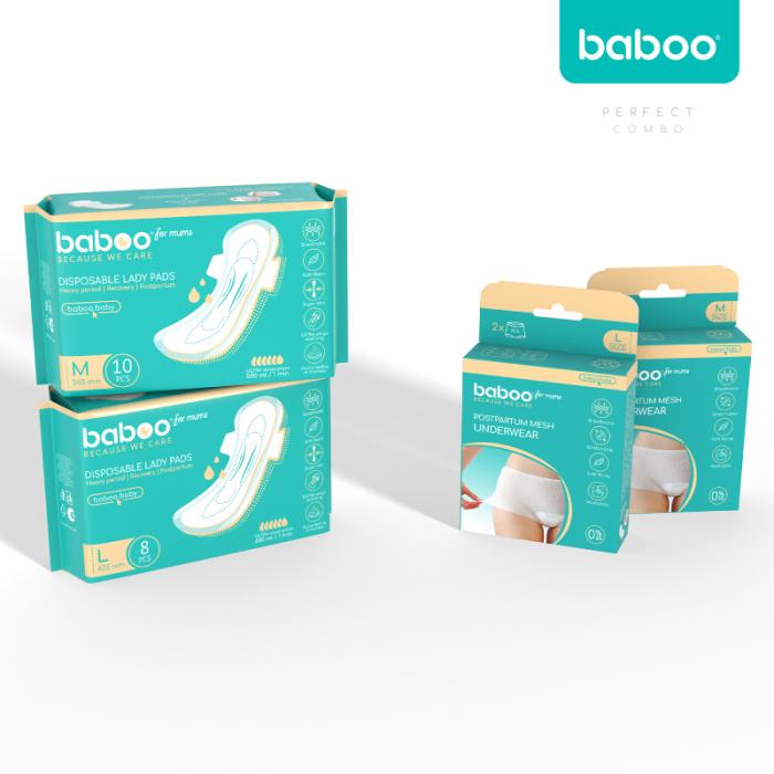 BABOO Pēcdzemdību biksītes, L izmērs N2