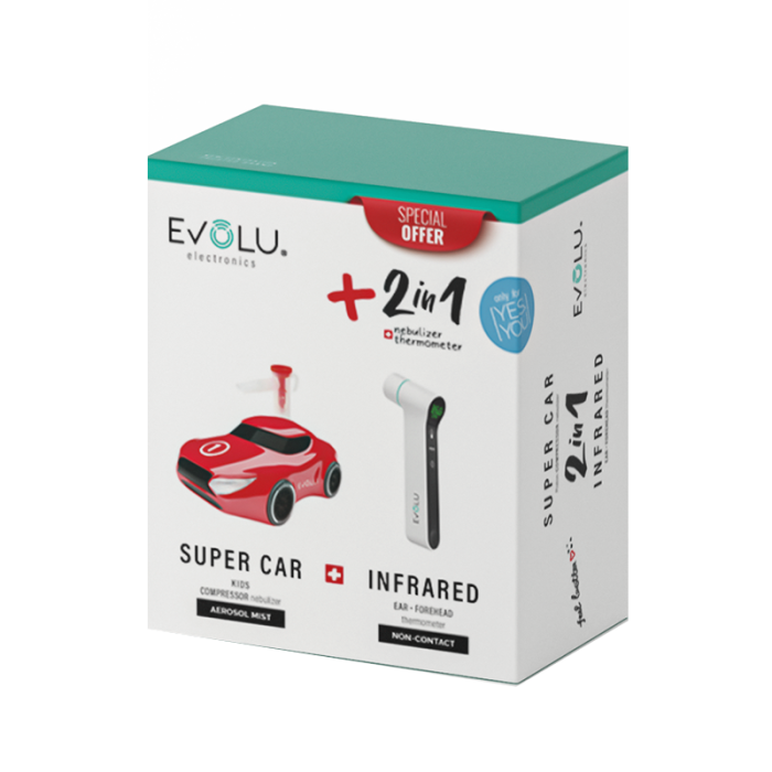 EVOLU Super Car nebulaizers+Non Contact termometrs