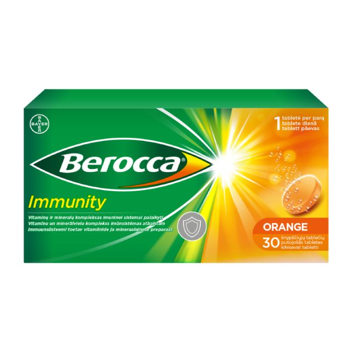 BEROCCA Immunity putojošās tabletes N30