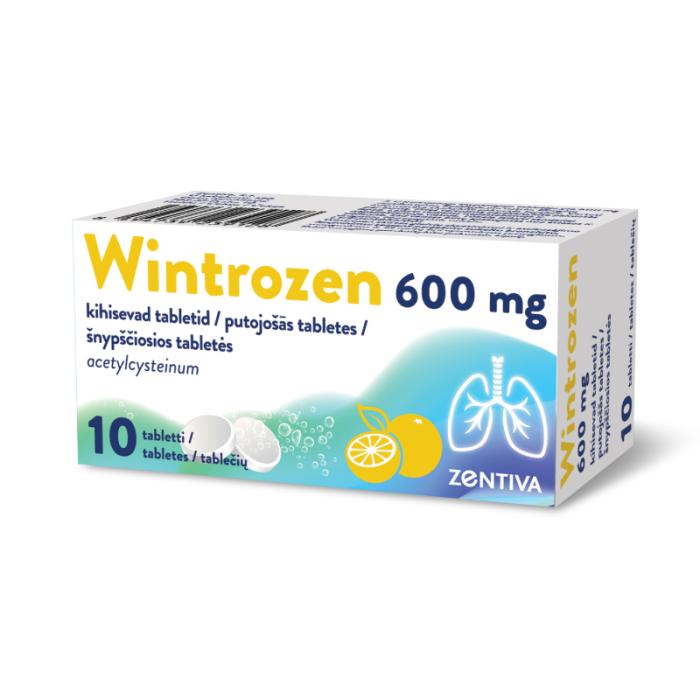 Wintrozen 600 mg putojošās tabletes N10